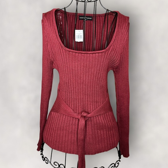 Almost Famous Tops - *NWT* Almost Famous Wrap Ribbed Top Size XL